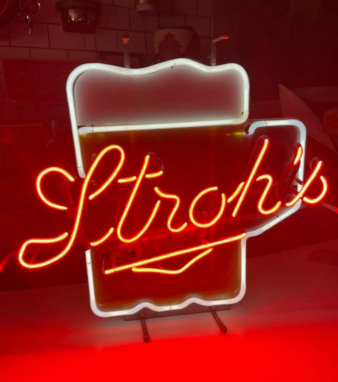 Top of Mug / Border unit for Stroh's Replacement Tube - Neon Sign Part