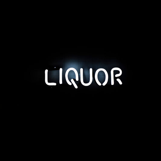 LIQUOR Single Stroke Word Unit for LIQUOR STORE Replacement Tube - Neon Sign Part Used