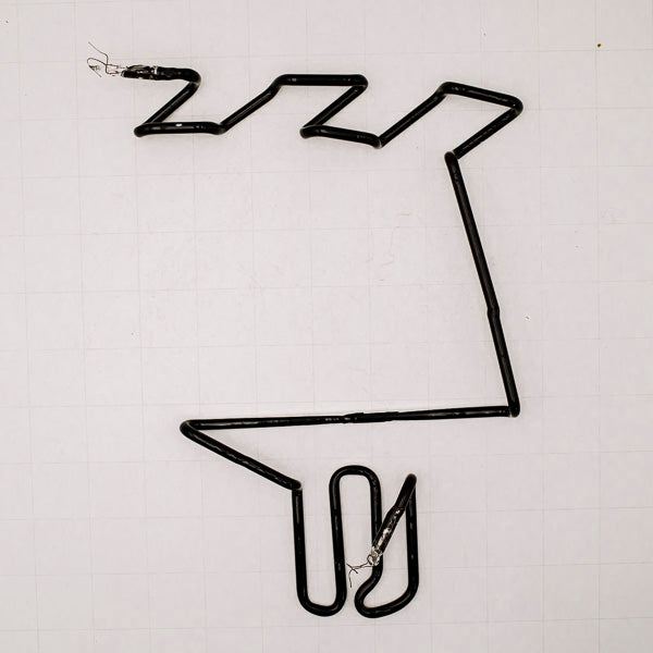 Laces & Back Light for Bud Light NFL Replacement Tube - Neon Sign Part Used