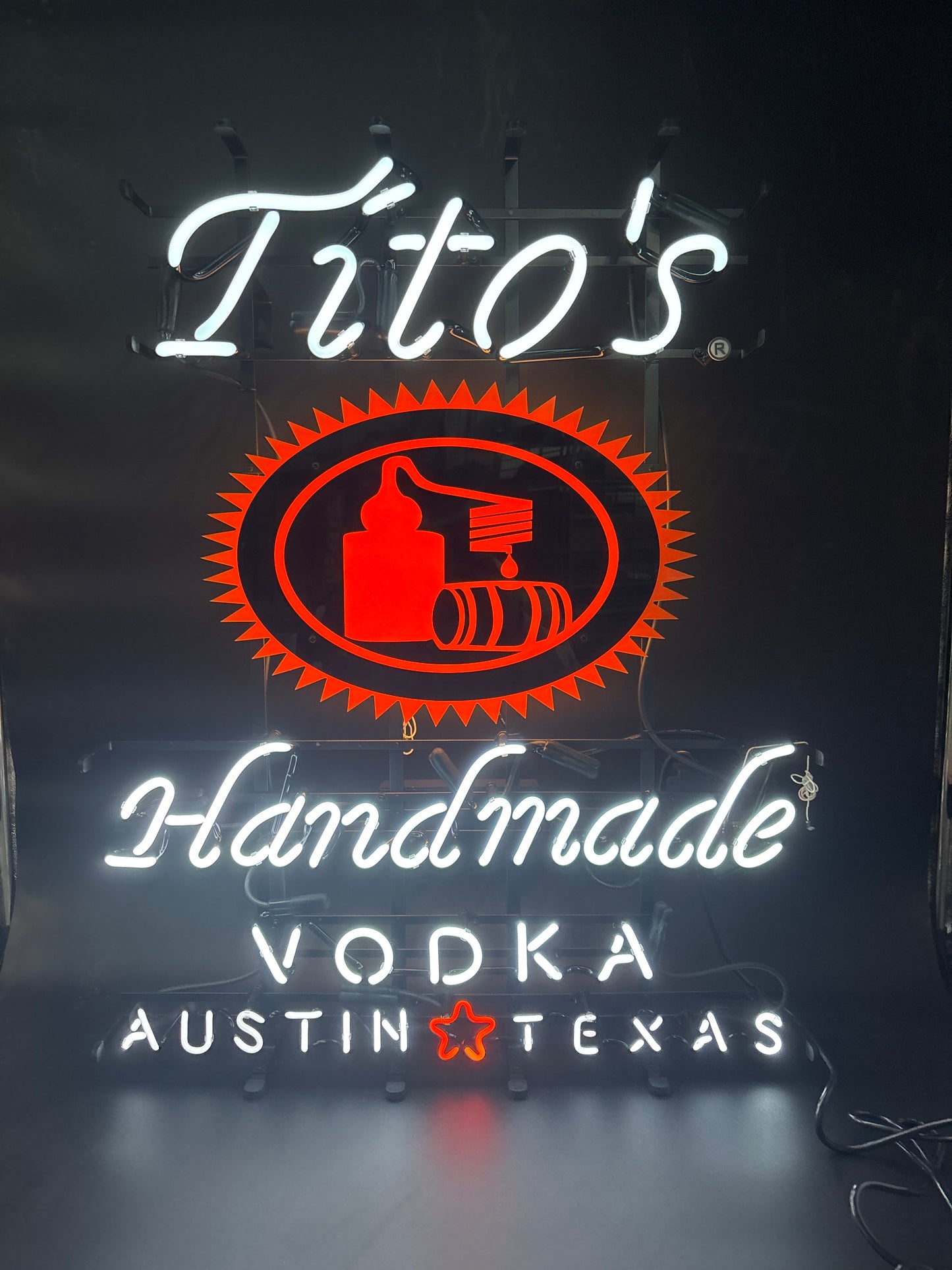 Tito's Vodka Neon Sign Plastic Replacement Panel