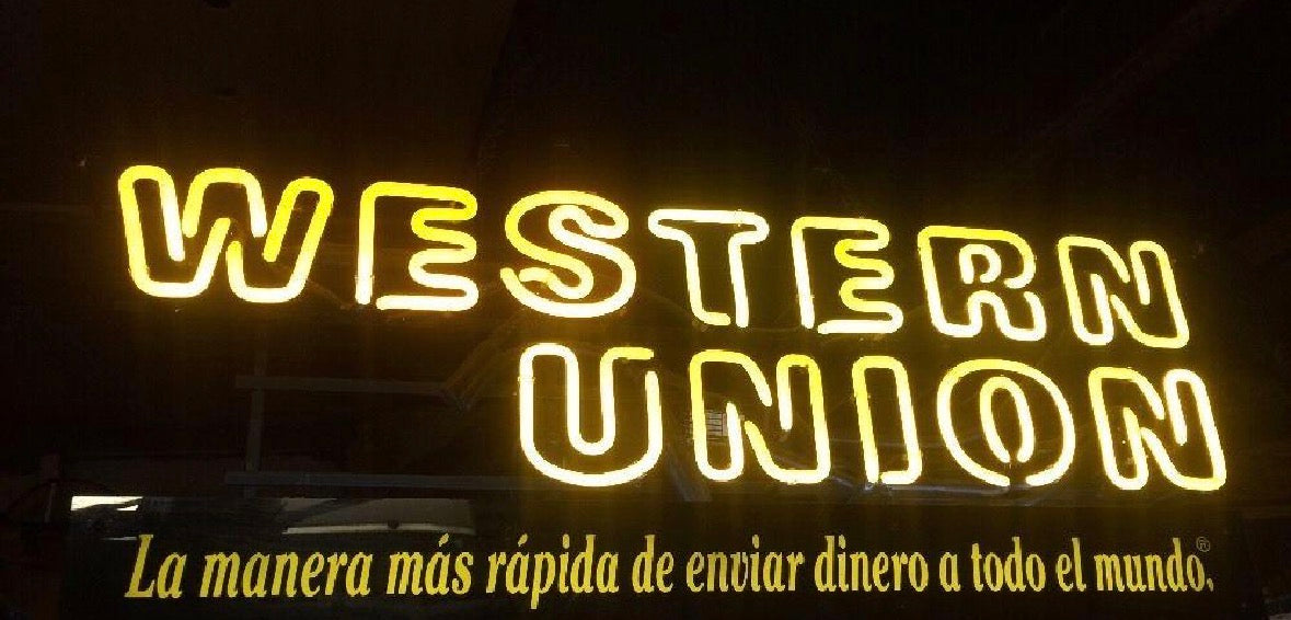 UNION Double Stroke Word unit for Western Union Replacement Tube - Neon Sign Part