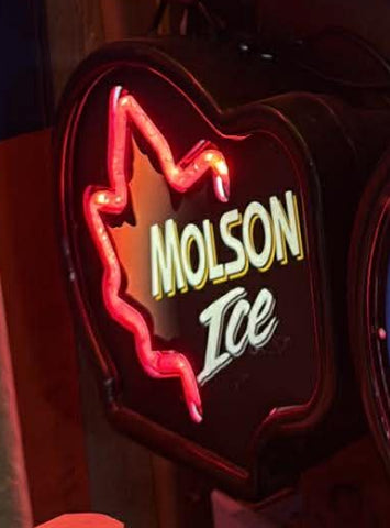 Molson Ice Neon Sign Plastic Replacement Panel