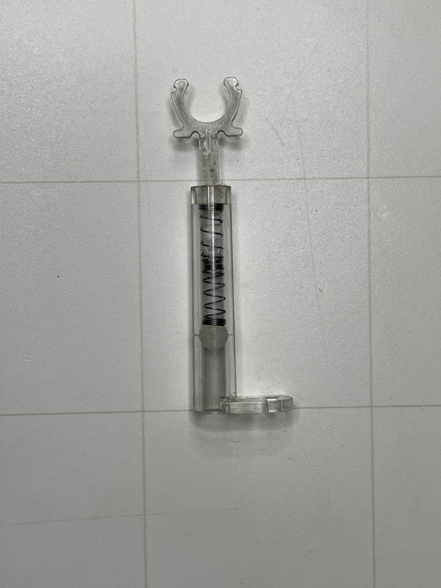 10mm Neon Sign Replacement Clear Plastic Tube Support - 2 3/4" Height