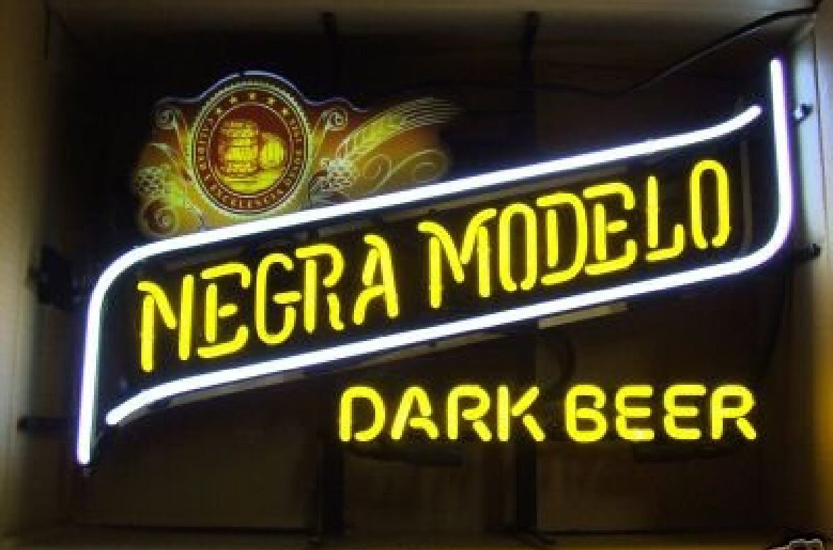 Back Panel for Negra Modelo Neon Sign Plastic Replacement Panel