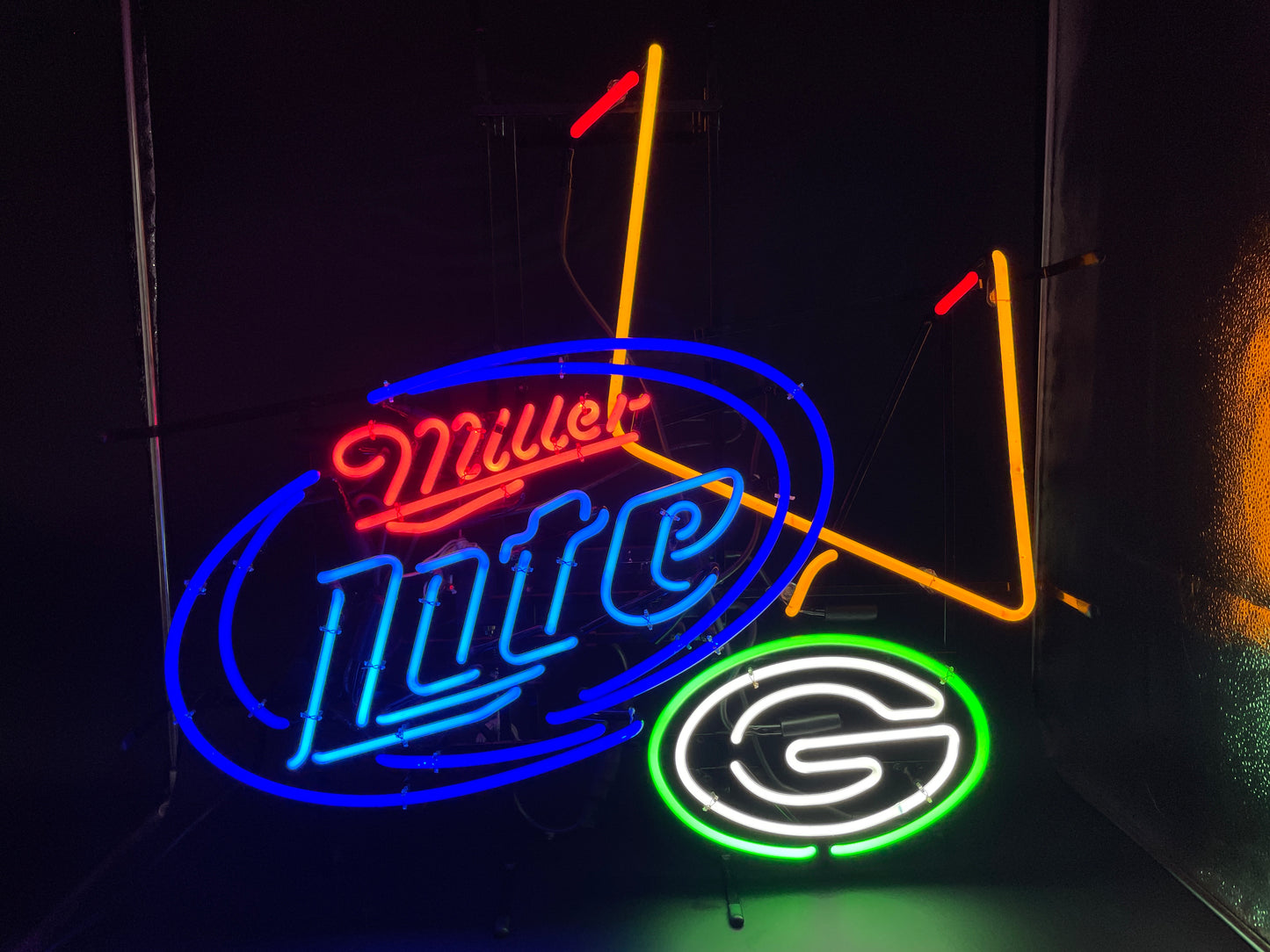 Goal Post for Miller Lite Packer / NFL Teams Replacement Tube - Neon Sign Part