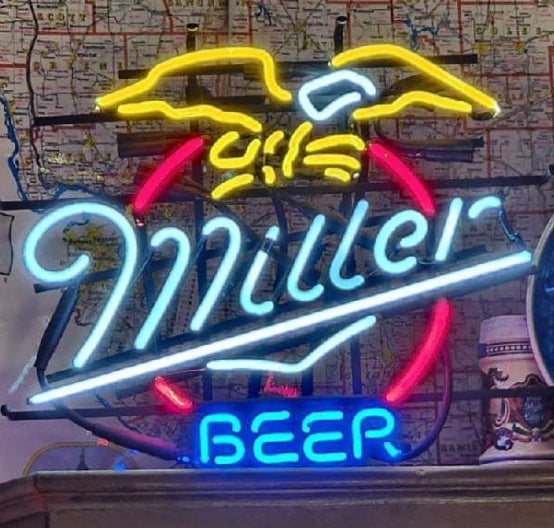 Left Side Head / Wing of Eagle for Miller Lite Neon Sign Replacement Tube