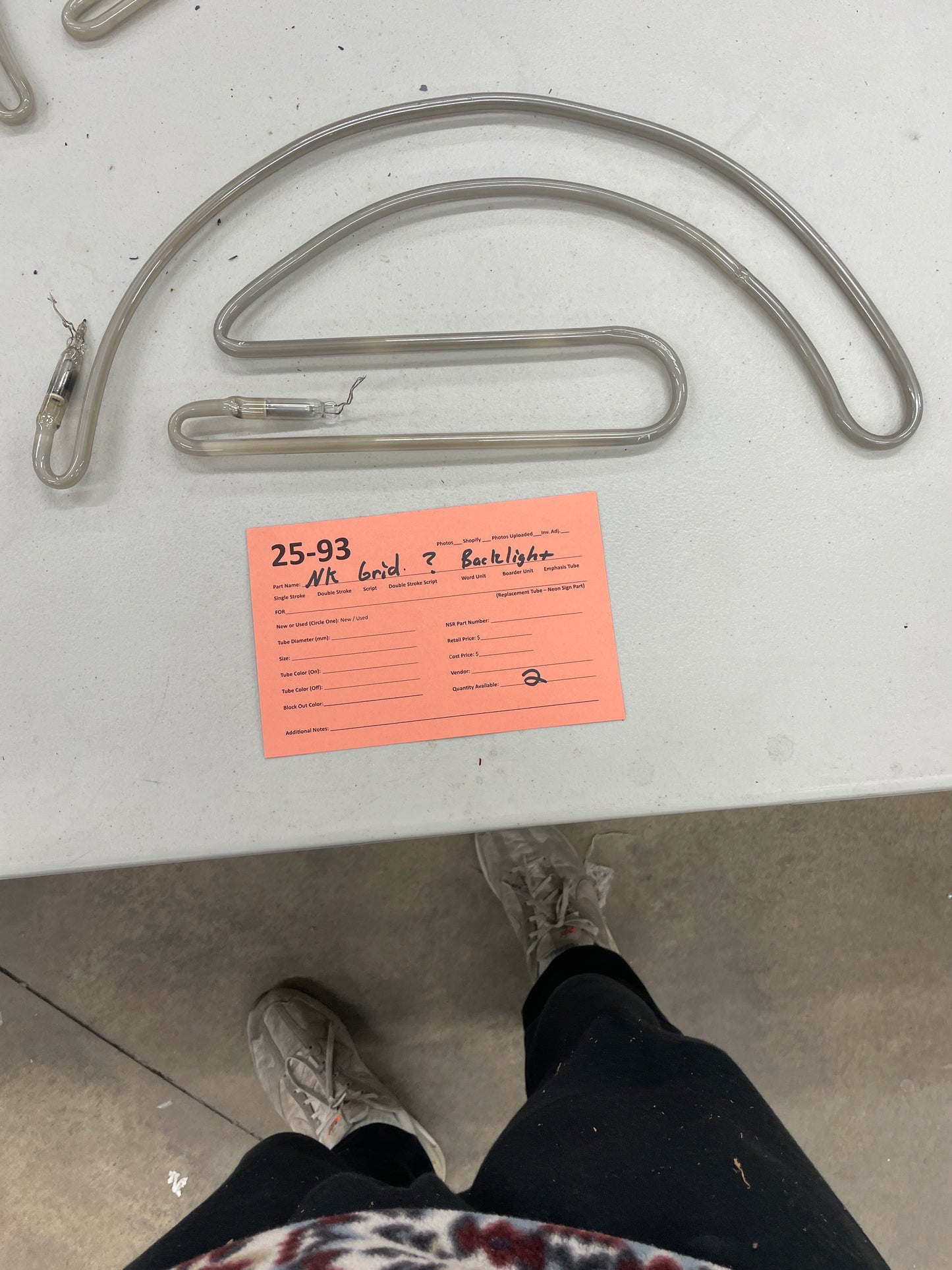 Mystery/Unknown Unit – Neon USA – Replacement Tube – Neon Sign Part
