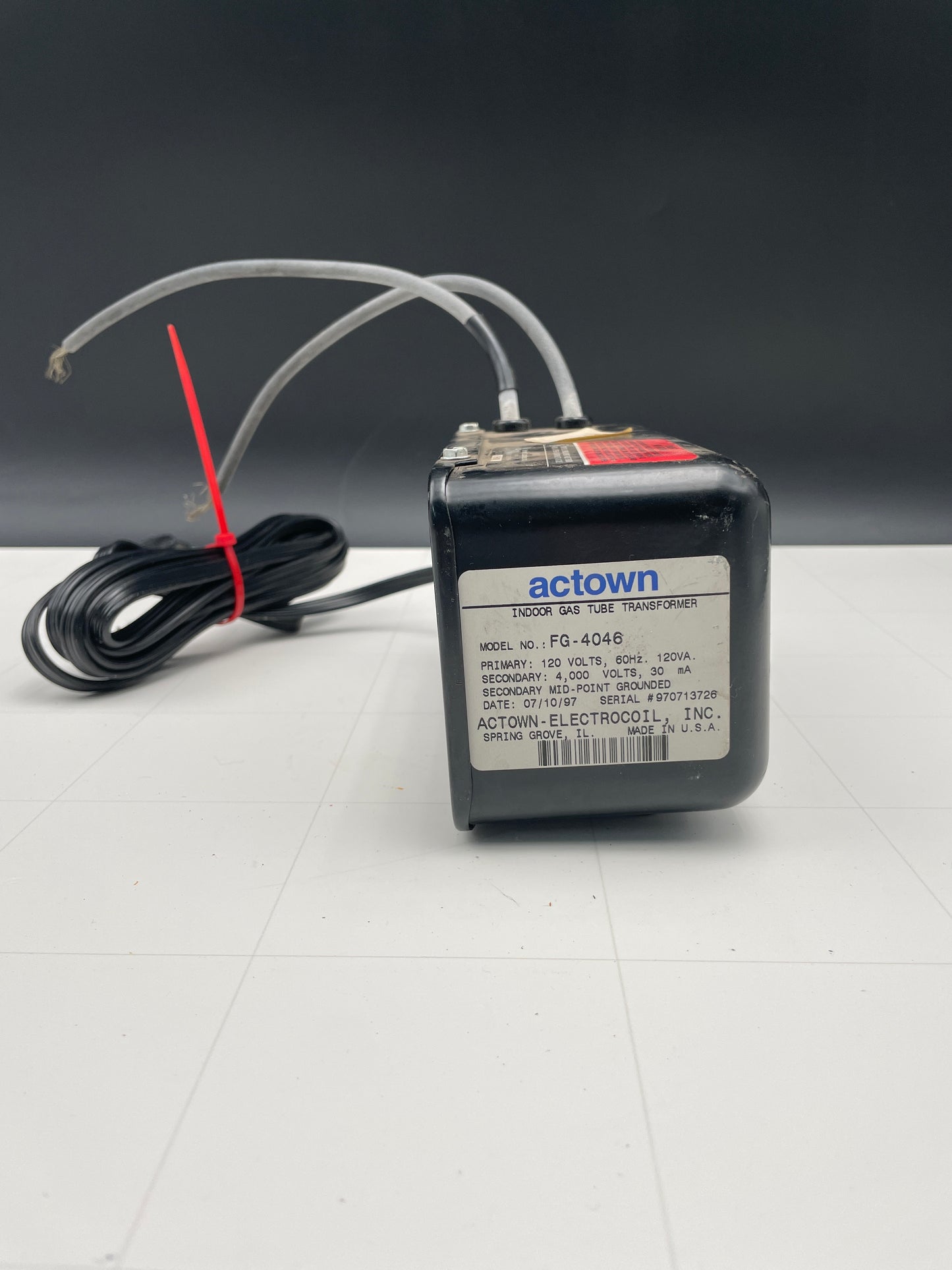 Actown Vintage Core & Coil Neon Sign Replacement Transformer – 4Kv