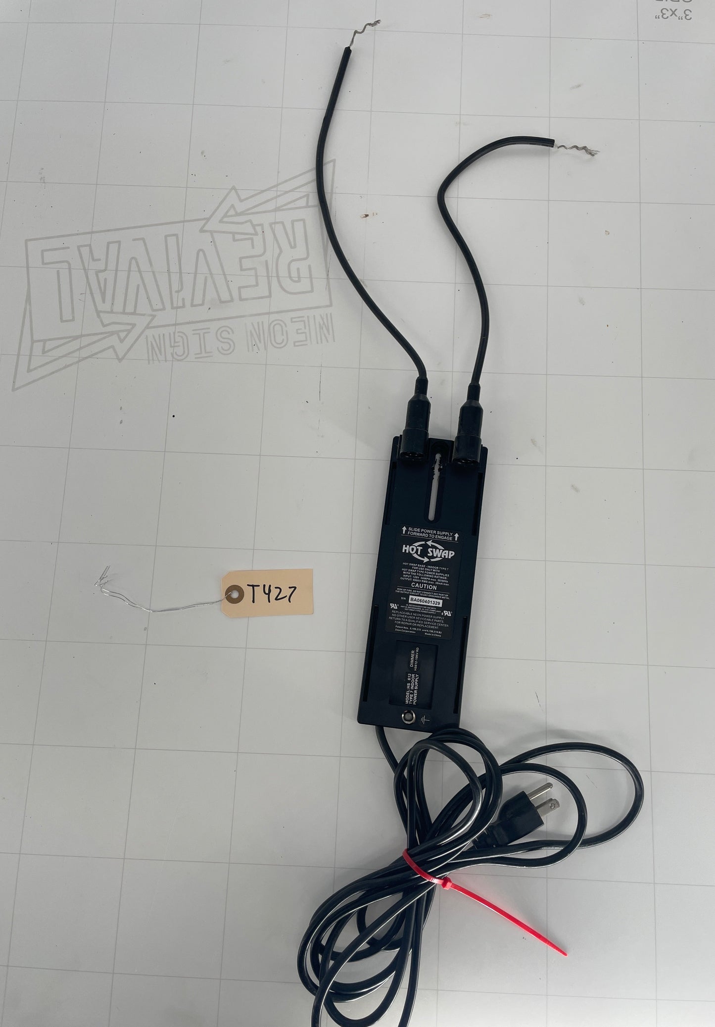 Hot Swap Base Electronic Neon Sign Replacement Transformer – 9Kv