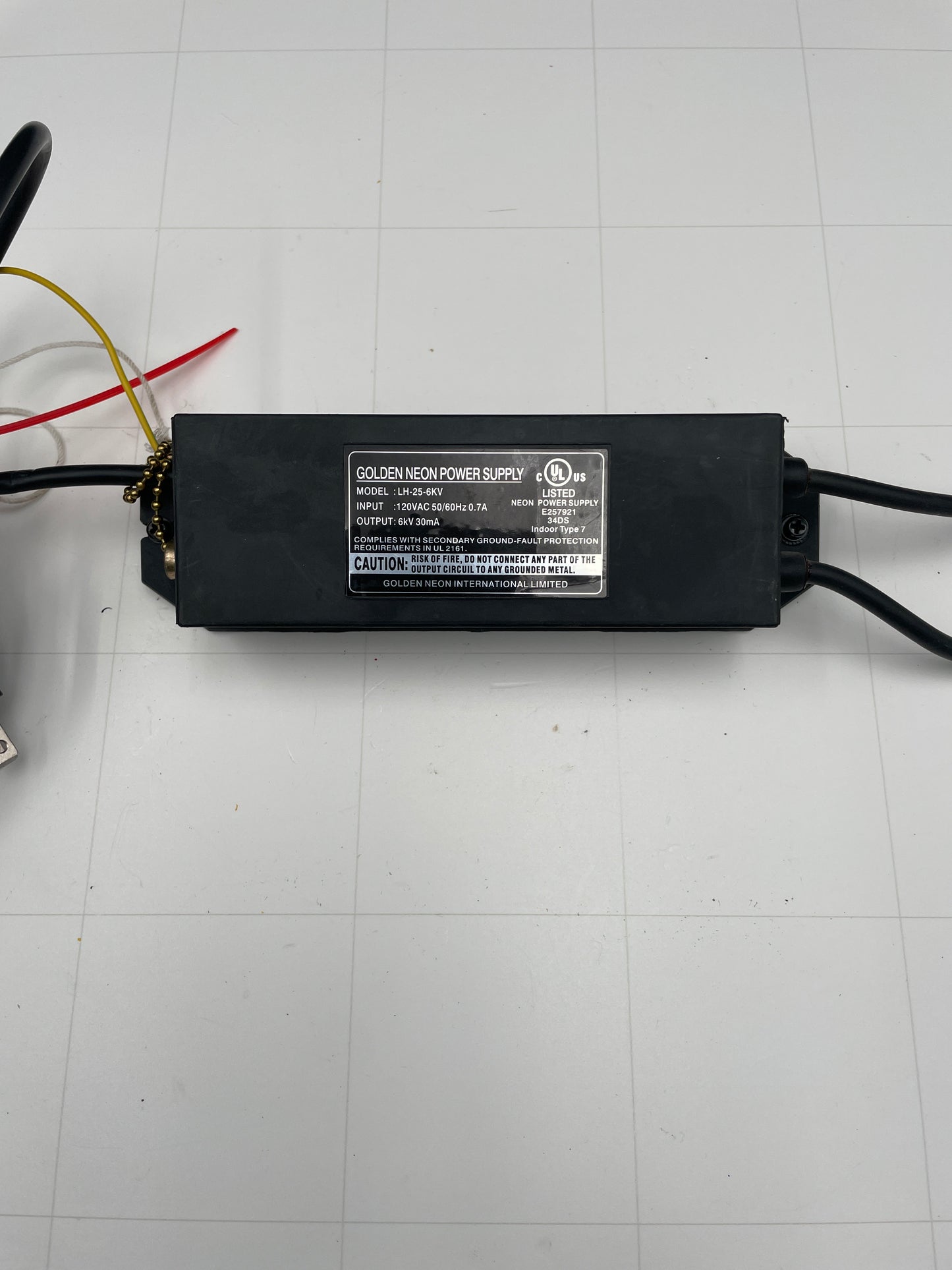 Golden Electronic Neon Sign Replacement Transformer – 6Kv
