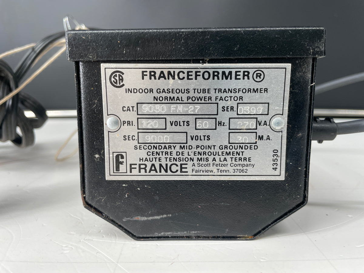 Franceformer Vintage Core & Coil Neon Sign Replacement Transformer – 9Kv