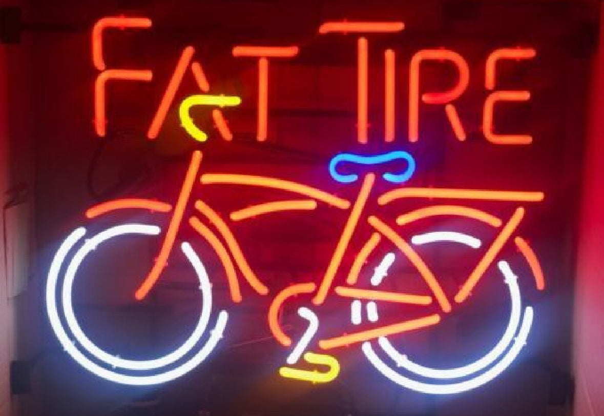FAT TIRE Single Stroke Word unit Replacement Tube - Neon Sign Part