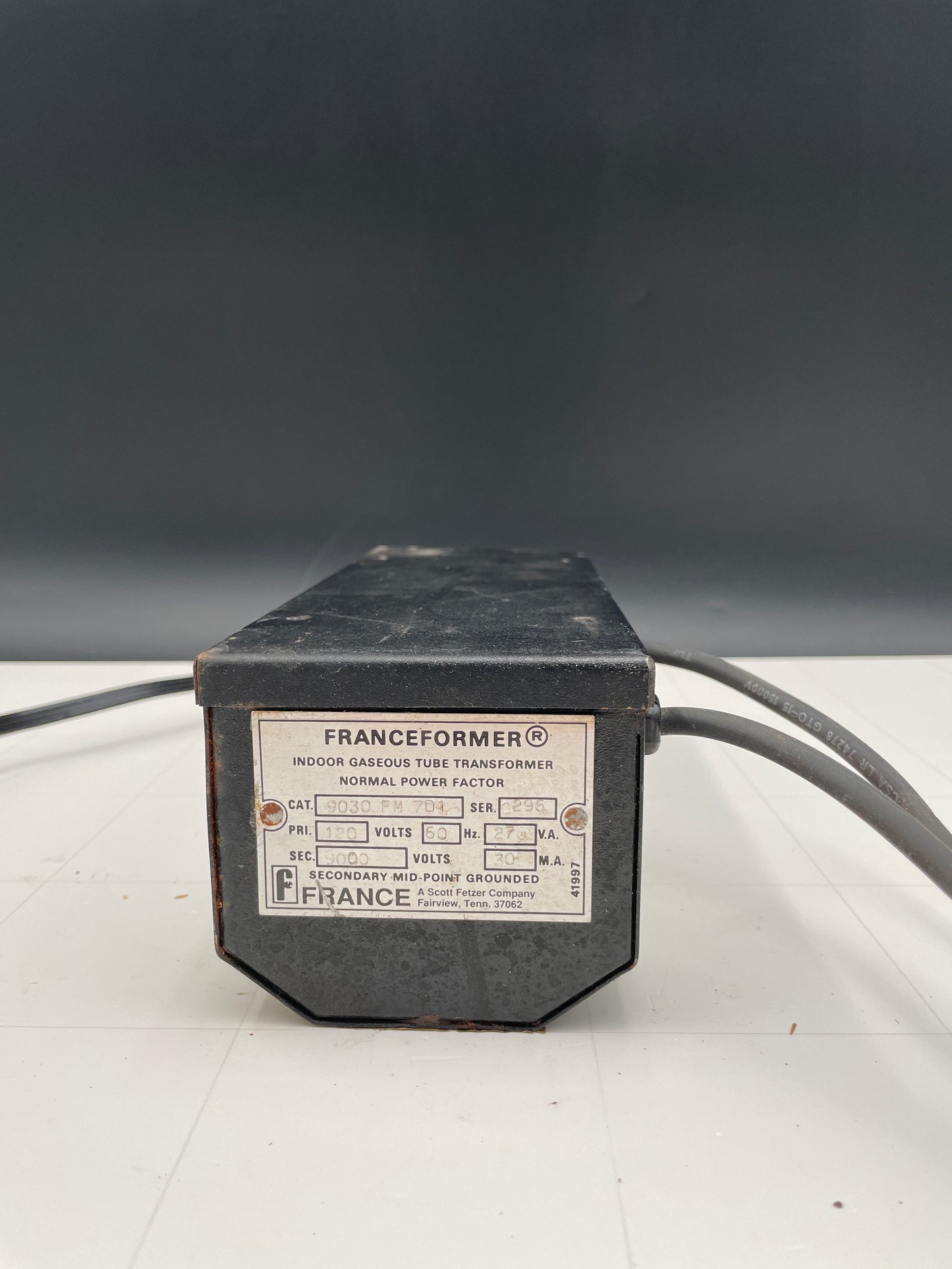 Franceformer Vintage Core & Coil Neon Sign Replacement Transformer – 9Kv