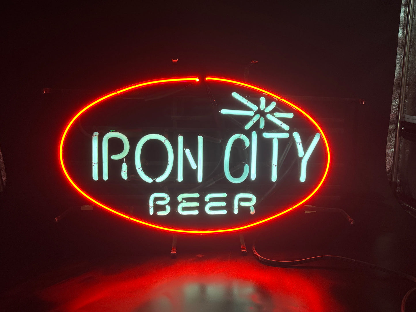 IRON CITY with Emphasis Replacement Tube - Neon Sign Part