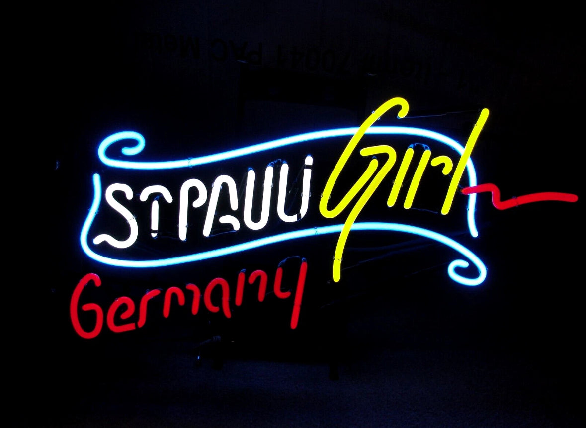ST PAULI Single Stroke Word unit for St Pauli Girl Replacement Tube - Neon Sign Part