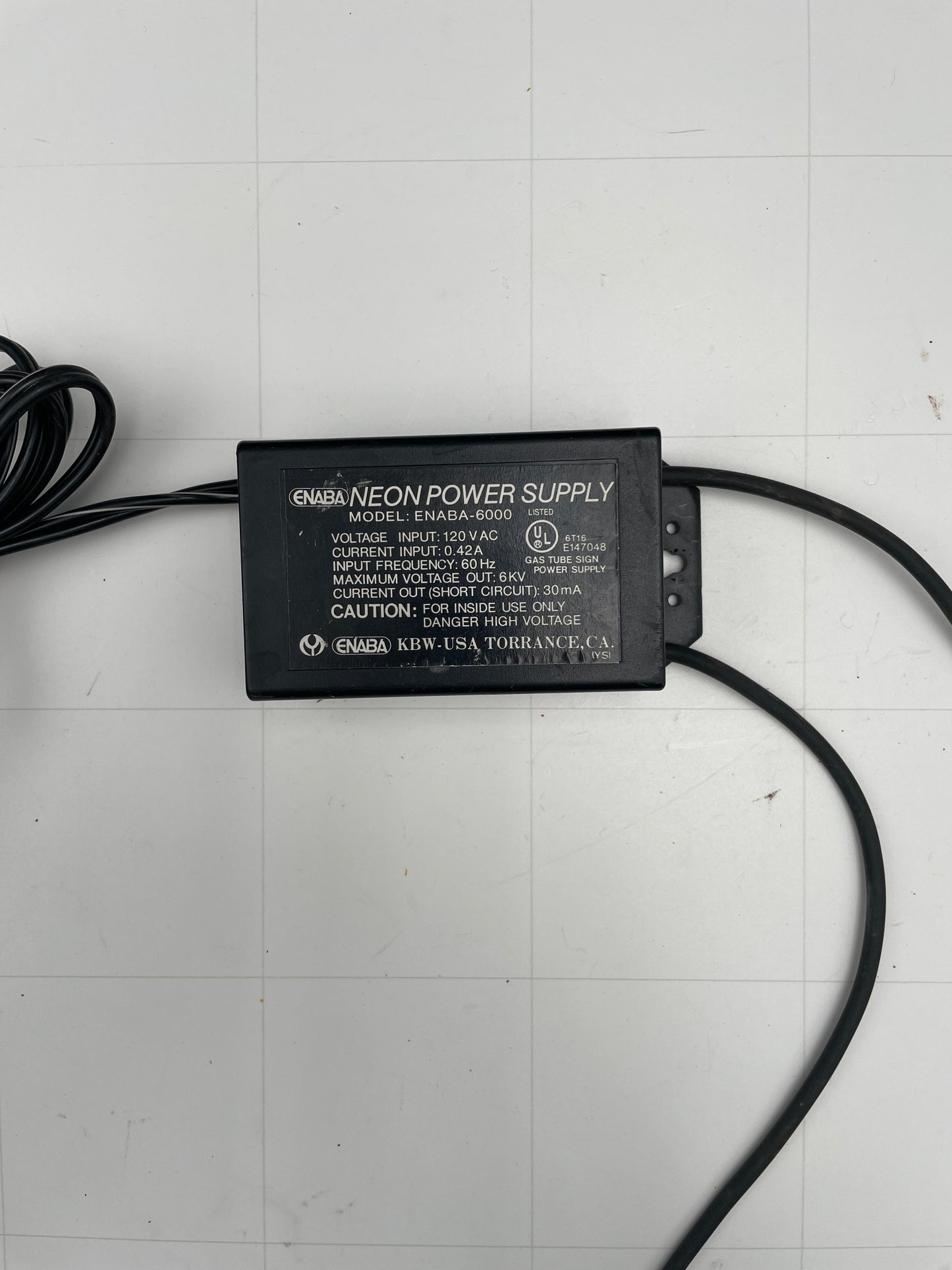 ENABA Neon Power Supply Electronic Neon Sign Replacement Transformer – 6Kv