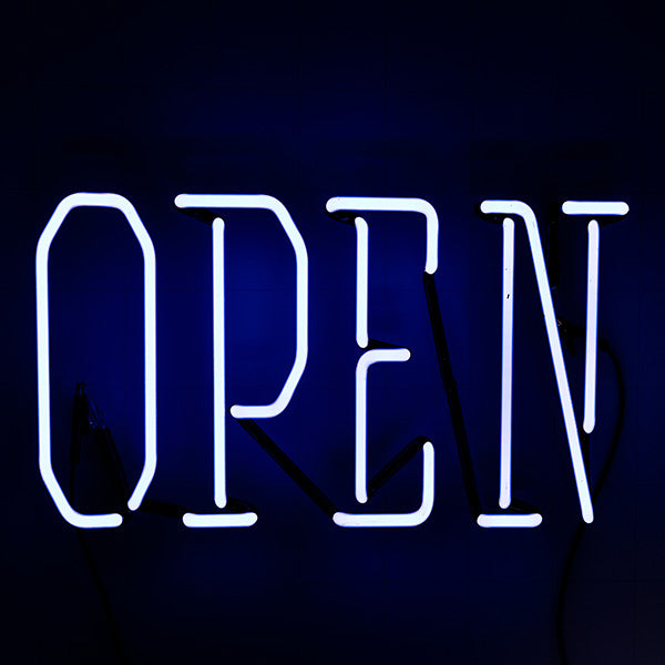 Open Single Stroke Word Unit Replacement Tube - Neon Sign Part Used