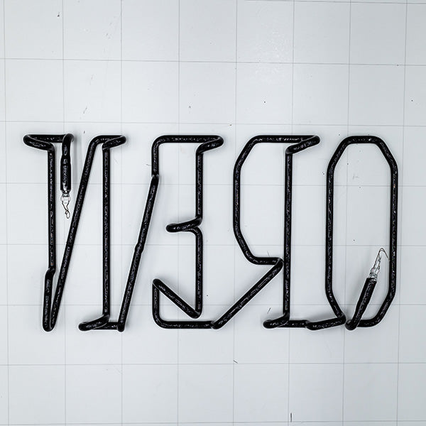 Open Single Stroke Word Unit Replacement Tube - Neon Sign Part Used