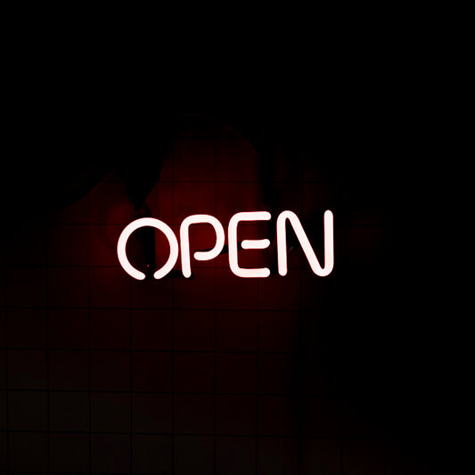 OPEN Neon Sign Replacement Tube