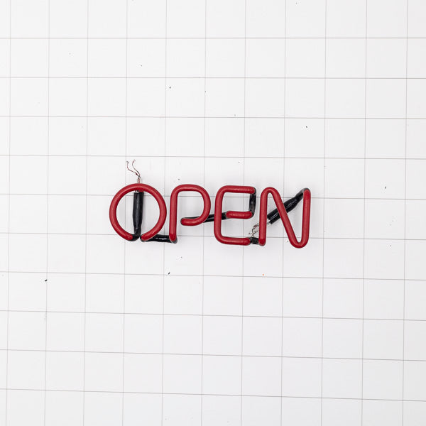 OPEN Neon Sign Replacement Tube