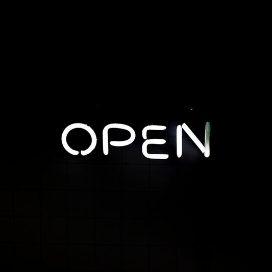 OPEN Neon Sign Replacement Tube