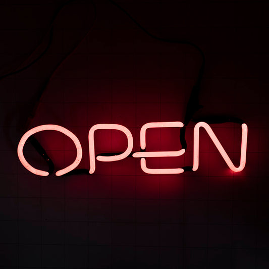 OPEN Neon Sign Replacement Tube