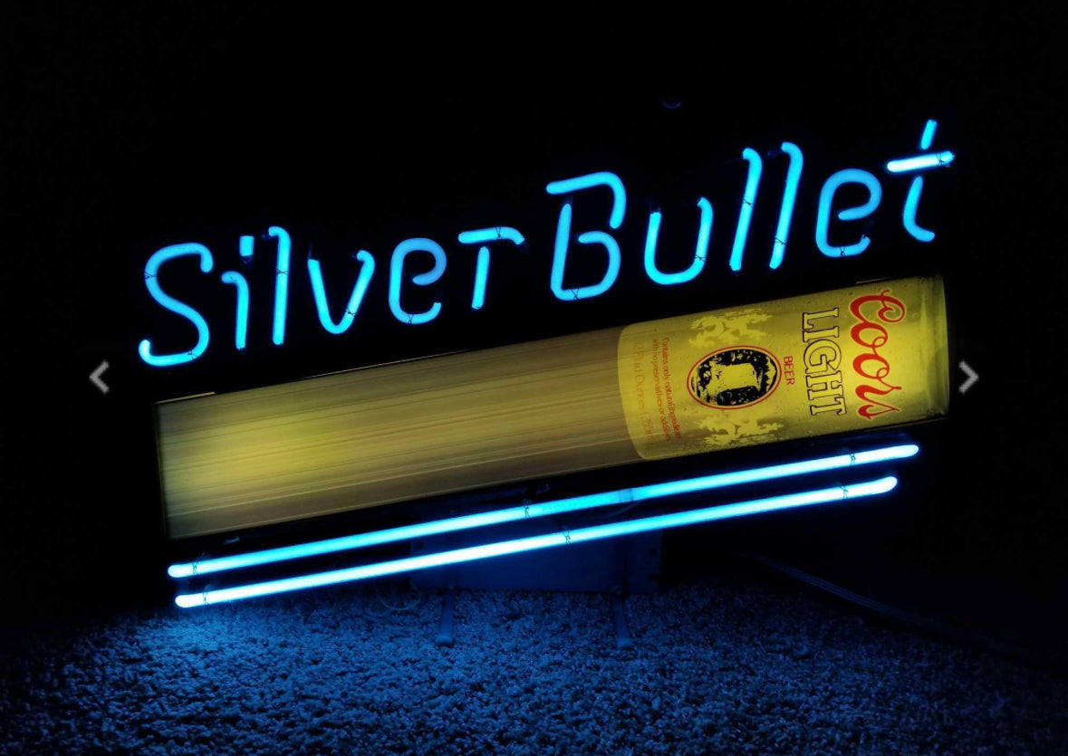 Silver Bullet for Coors Neon Sign Replacement Tube New