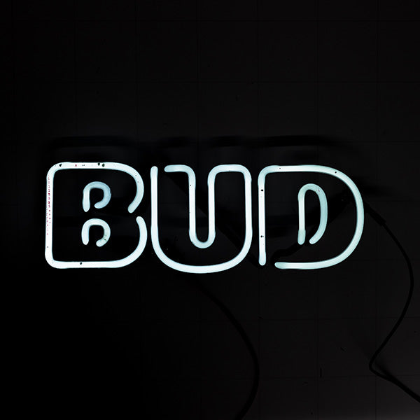 BUD Double Stroke Word Unit Replacement Tube - Neon Sign Part Used