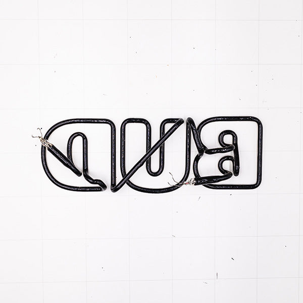 BUD Double Stroke Word Unit Replacement Tube - Neon Sign Part Used
