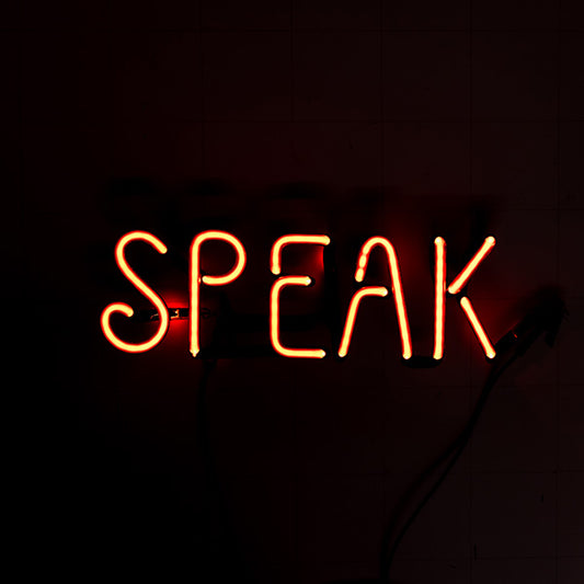 SPEAK Single Stroke Word Unit Replacement Tube - Neon Sign Part Used
