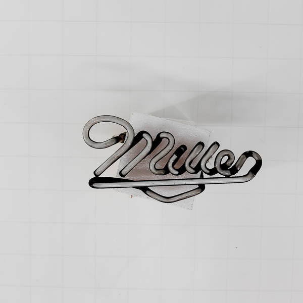Miller Single Stroke Script Word unit for Miller Genuine Draft Replacement Tube - Neon Sign Part