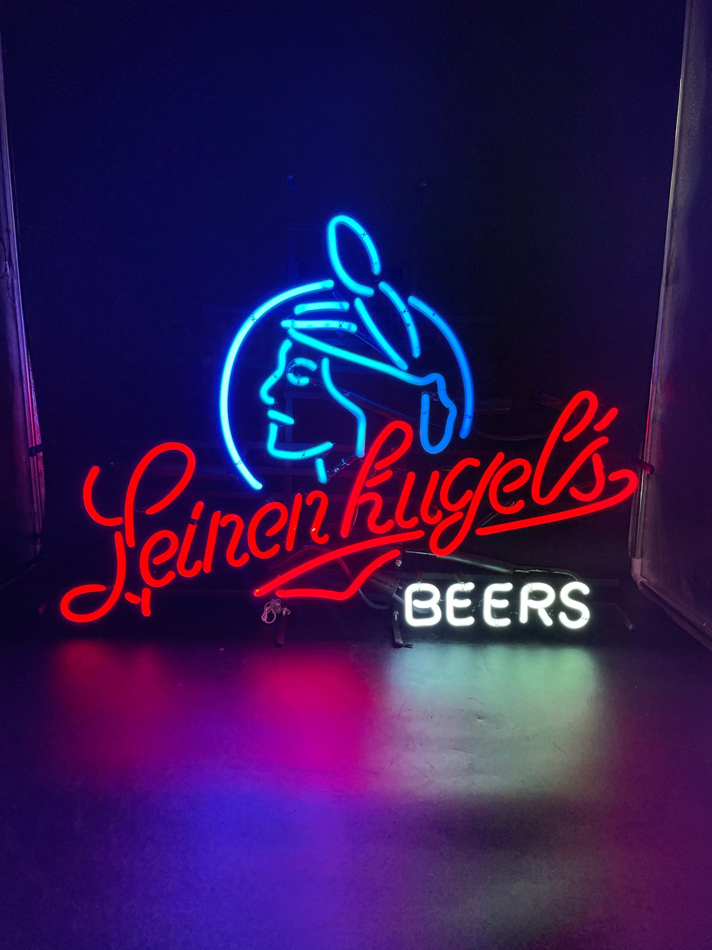 BEERS Single Stroke Word unit for Leinenkugel's Maiden Replacement Tube - Neon Sign Part
