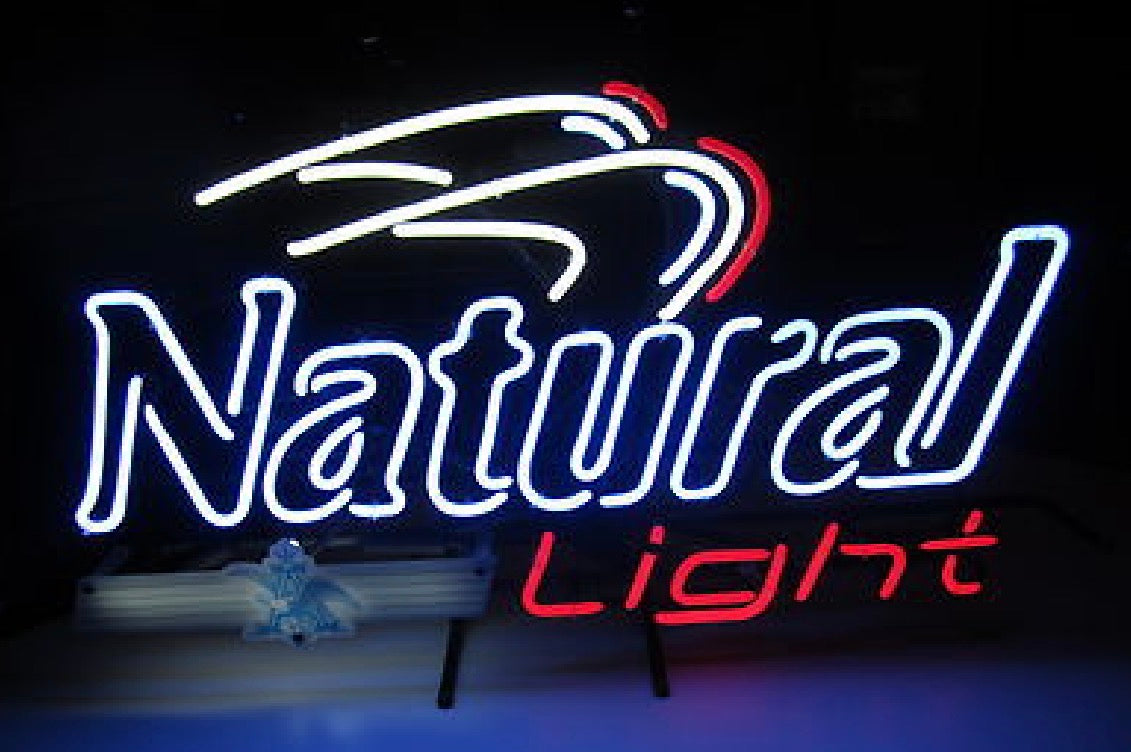 Anheuser Busch  Plastic for Natural Light Neon Sign Plastic Replacement Panel