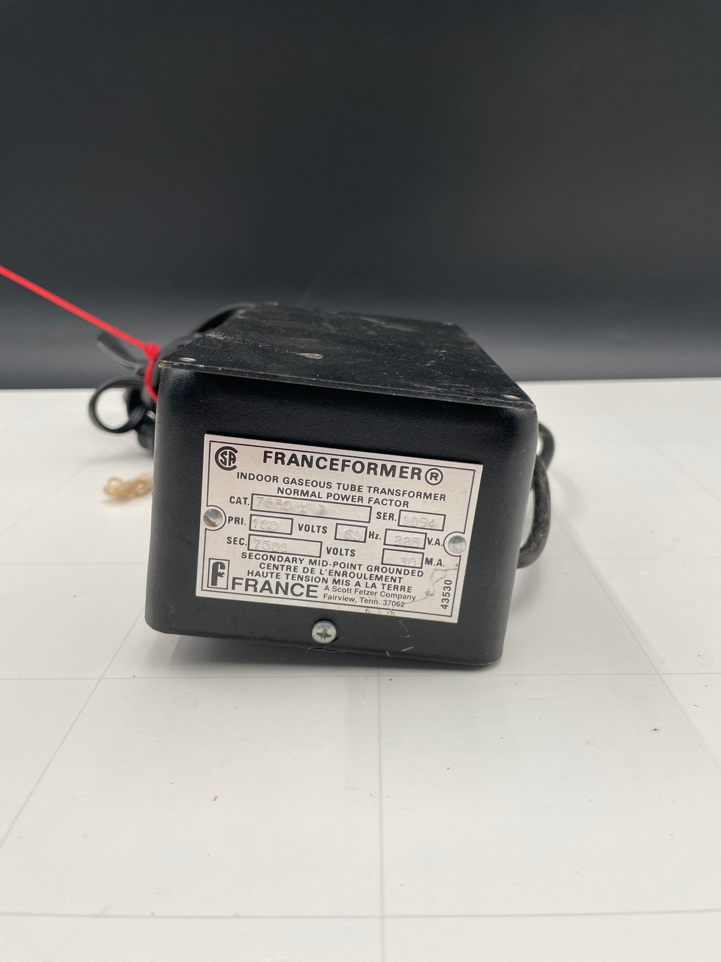 Franceformer Vintage Core & Coil Neon Sign Replacement Transformer – 7.5Kv