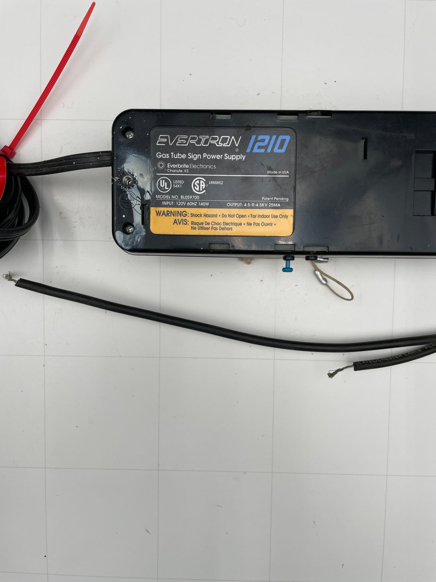 Evertron Electronic Neon Sign Replacement Transformer – 4.5Kv