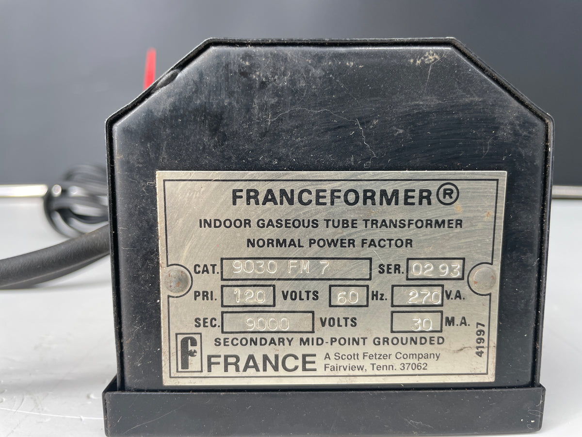 Franceformer Vintage Core & Coil Neon Sign Replacement Transformer – 9Kv
