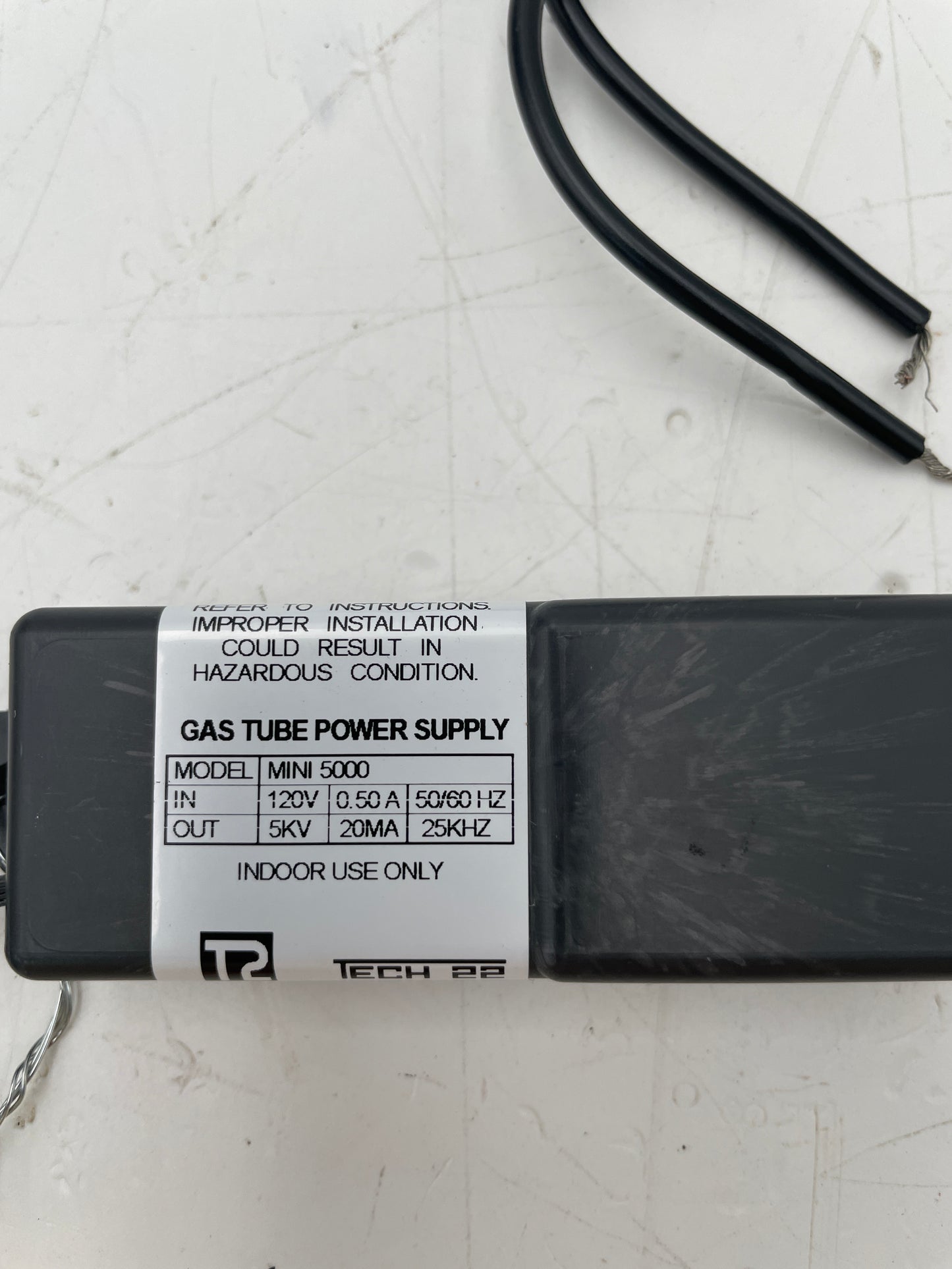 Tech 22 MINI-5000-2P Electronic Neon Sign Replacement Transformer – 5kV 20mA