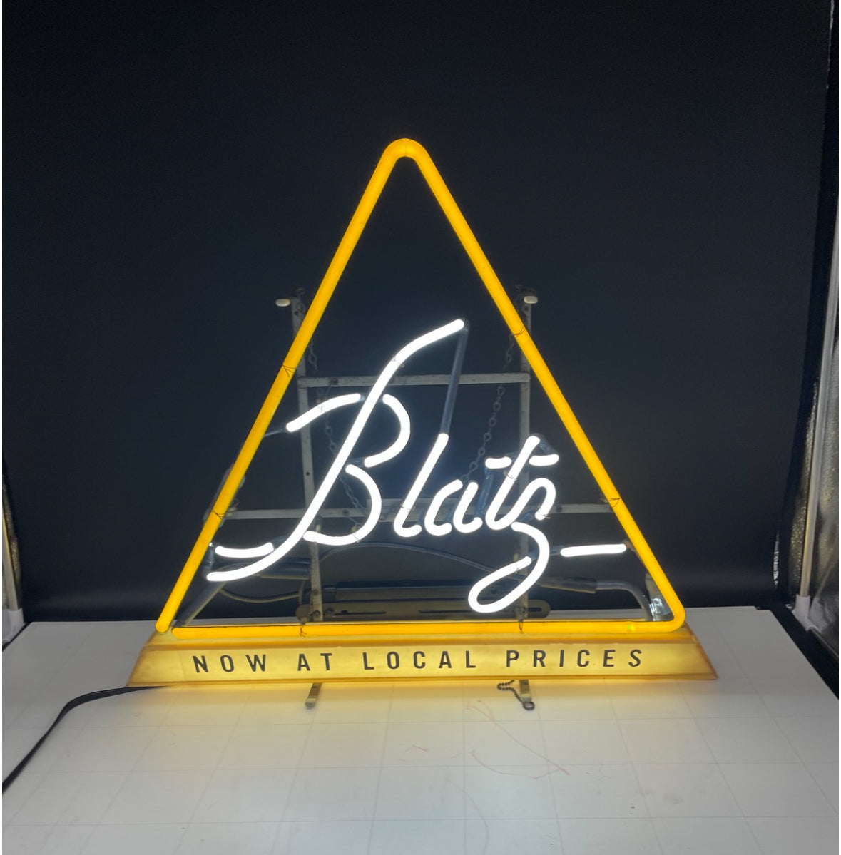 Blatz Script Word unit for Vintage Now at Local Prices Replacement Tube - Neon Sign Part