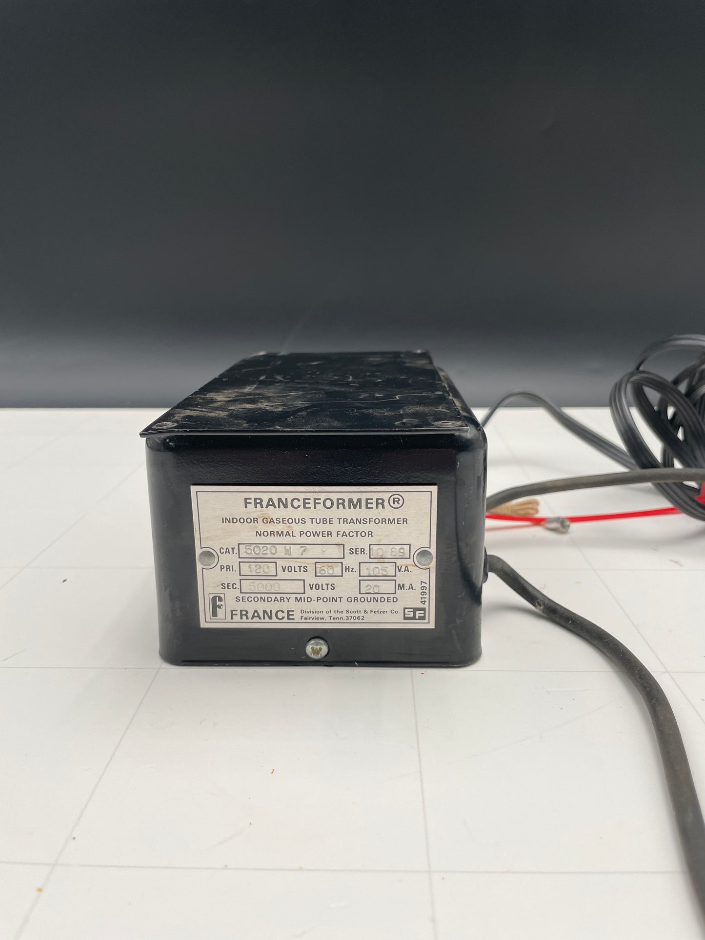 Franceformer Vintage Core & Coil Neon Sign Replacement Transformer – 5Kv