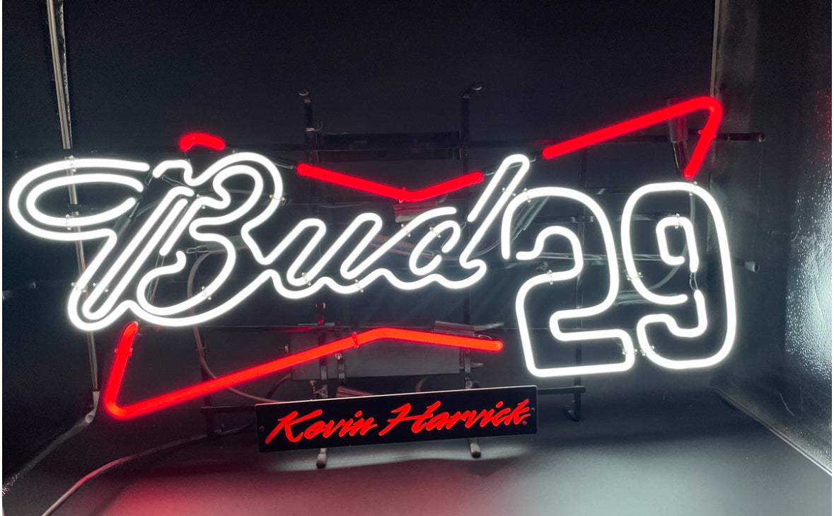 Kevin Harvick Neon Sign Plastic Replacement Panel for Budweiser