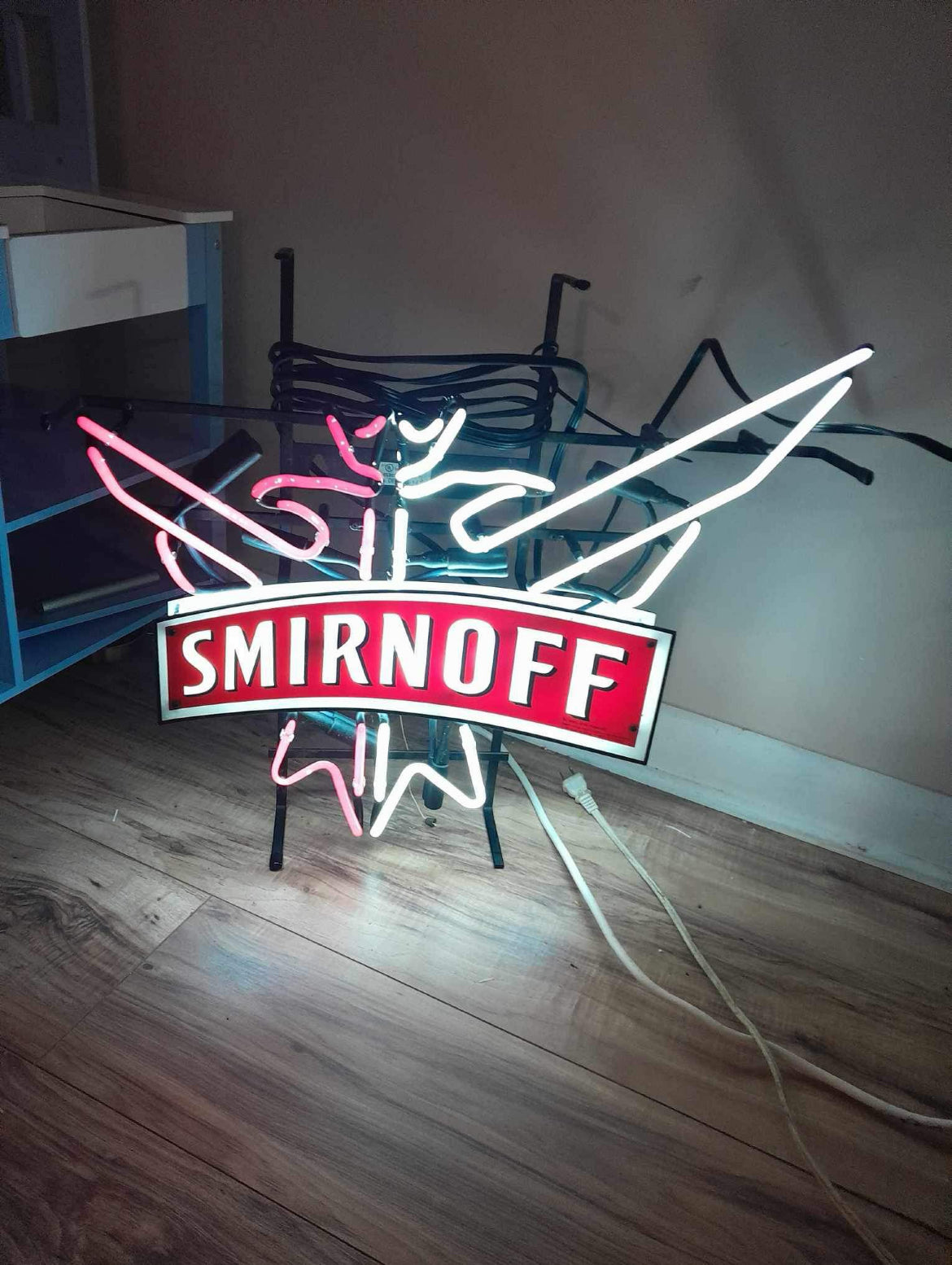 Top left Emphasis Unit for Smirnoff Replacement Tube - Neon Sign Part