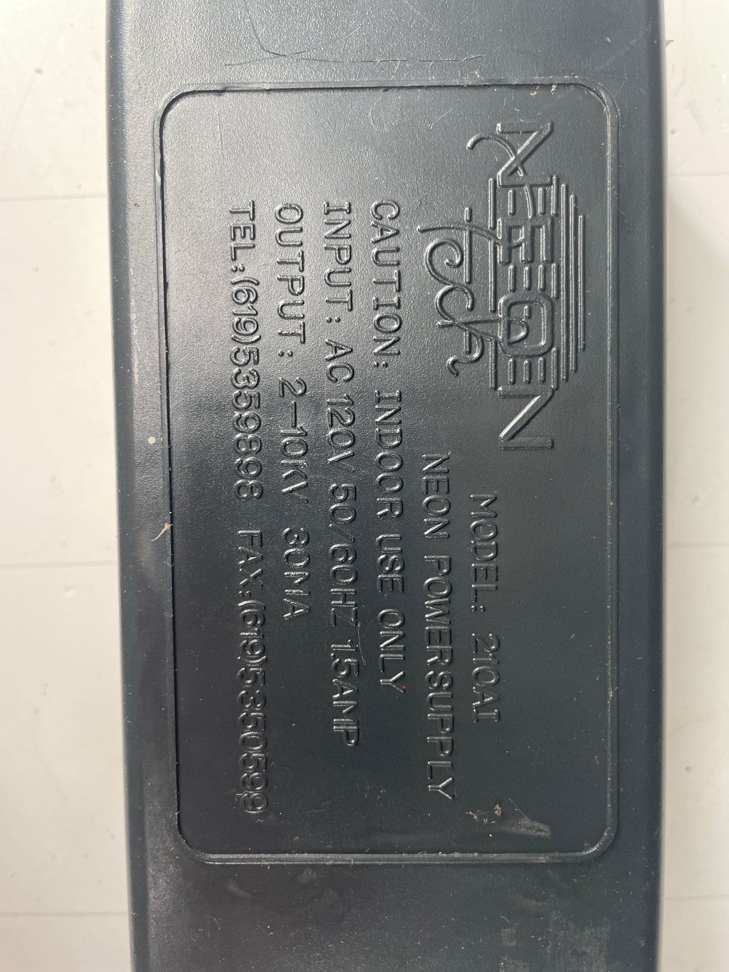 Neon Tech Electronic Neon Sign Replacement Transformer – 10Kv