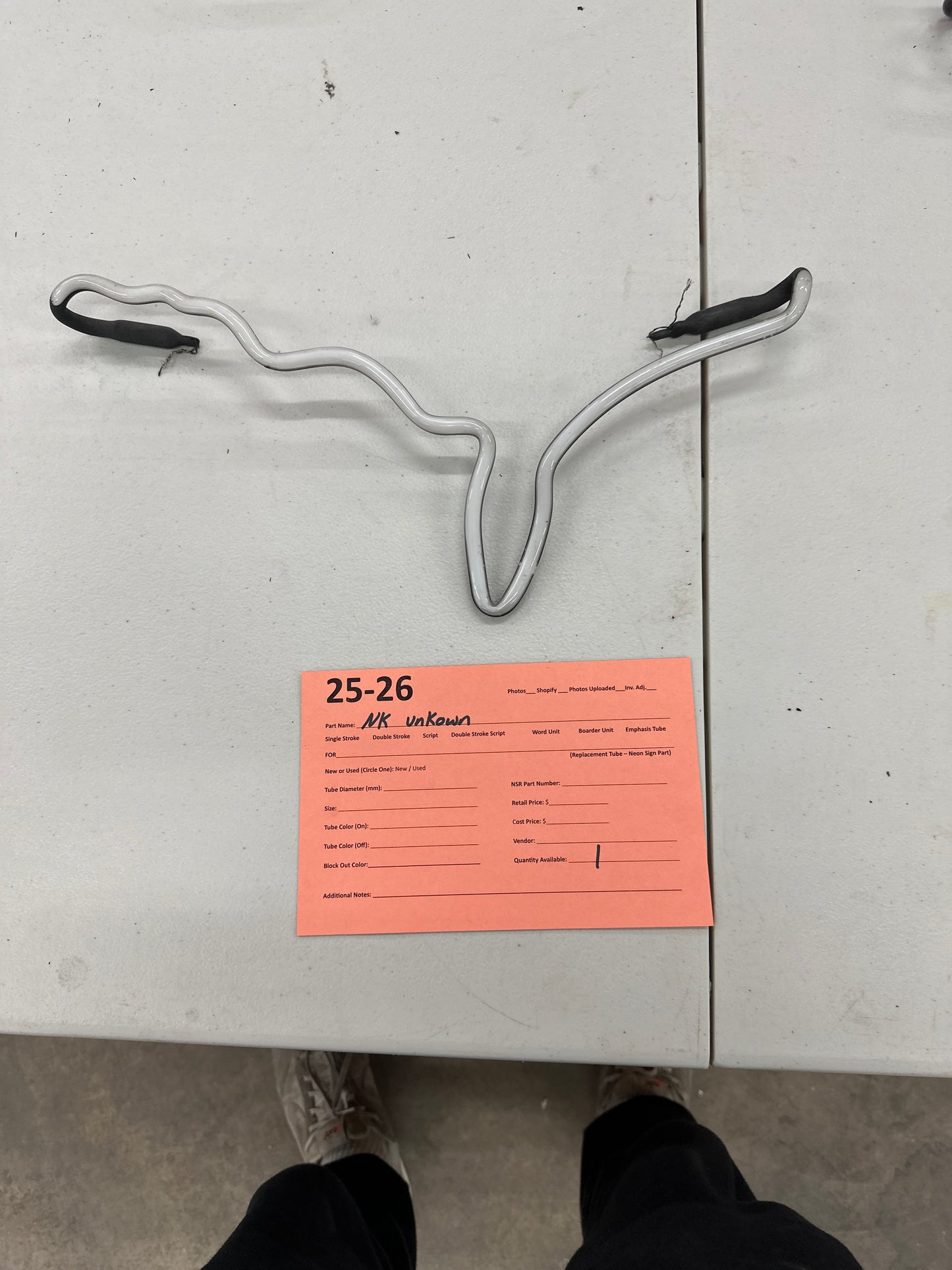 Mystery/Unknown Unit – Neon USA – Replacement Tube – Neon Sign Part