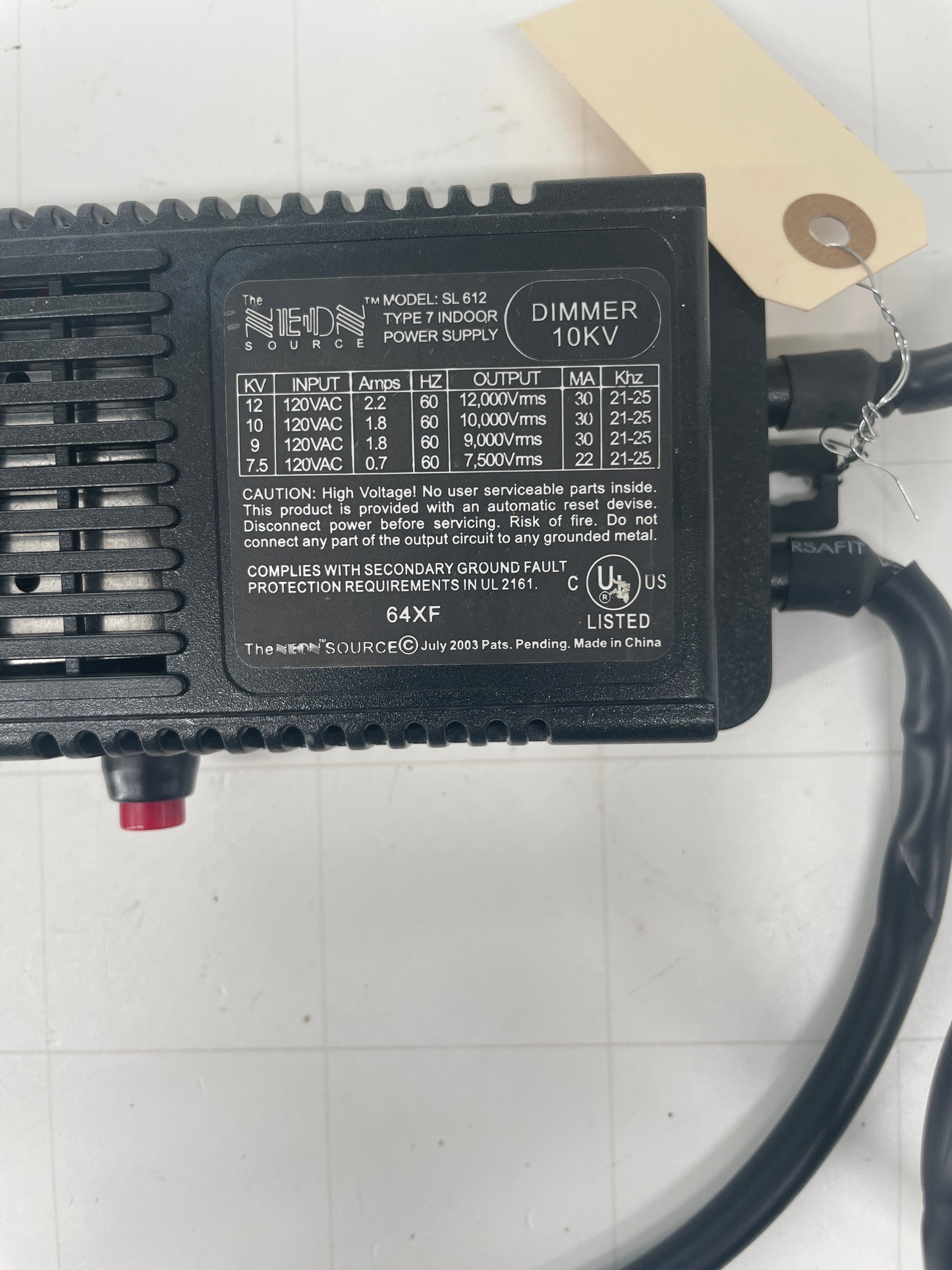 Hot Swap Electronic Neon Sign Replacement Transformer – 10Kv