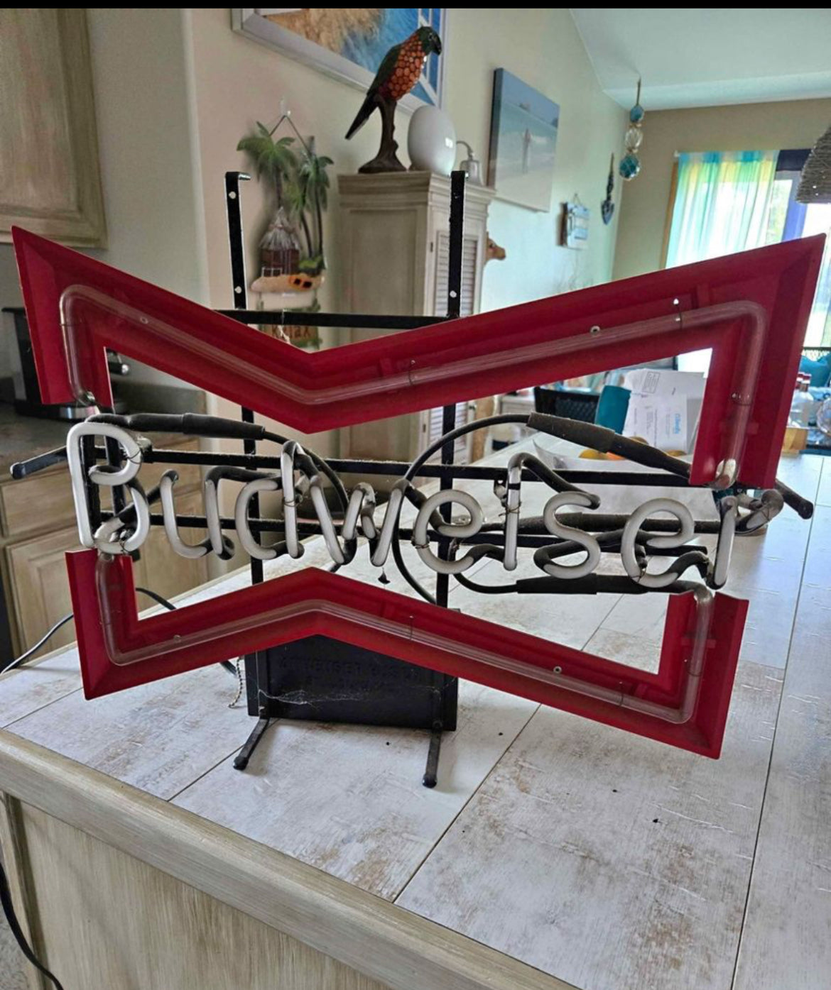 Budweiser Single Stroke Word unit Replacement Tube - Neon Sign Part