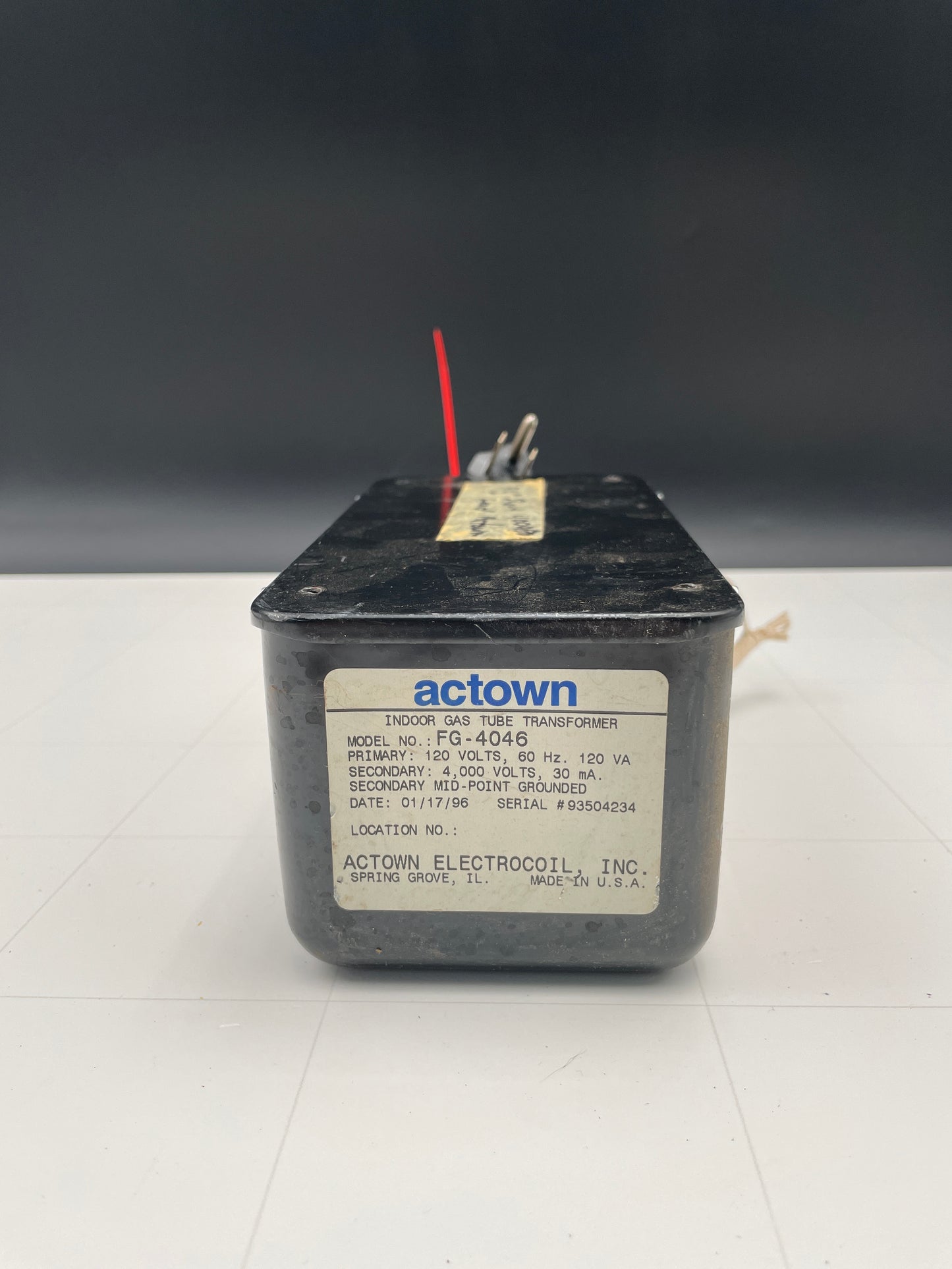 Actown Vintage Core & Coil Neon Sign Replacement Transformer – 4Kv
