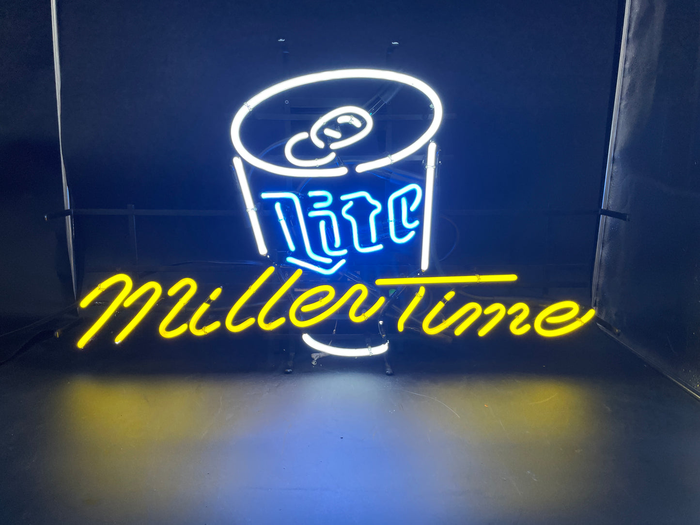 Bottom Can Tubing Unit for Miller Time Full Neon Replacement Tube - Neon Sign Part