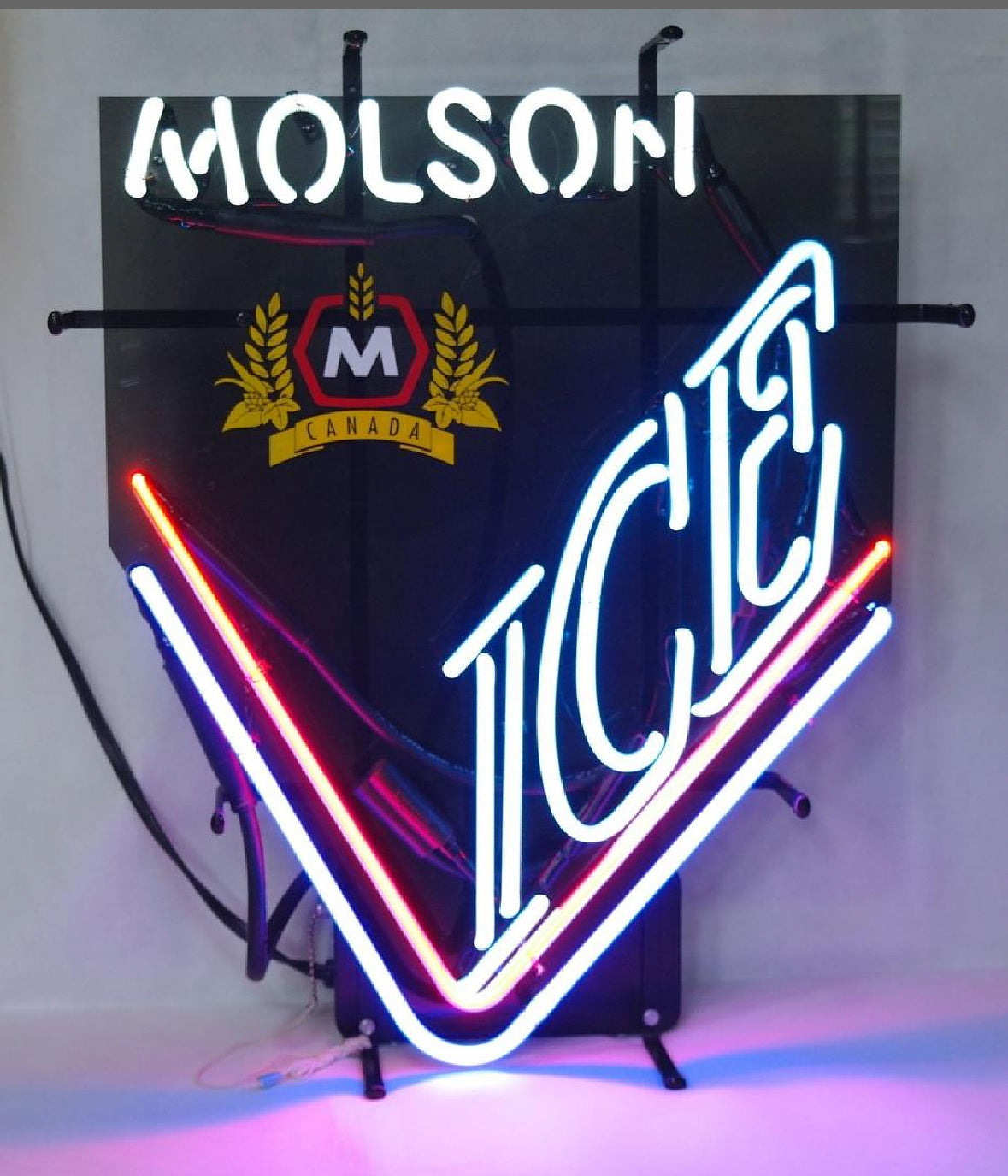Lower Border unit for Molson Ice Replacement Tube - Neon Sign Part