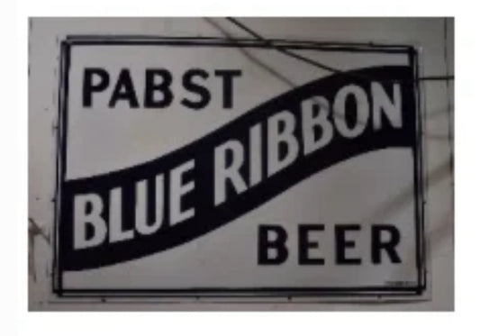Pabst Blue Ribbon Single-Faced Porcelain Sign by Acme (Circa 1940)