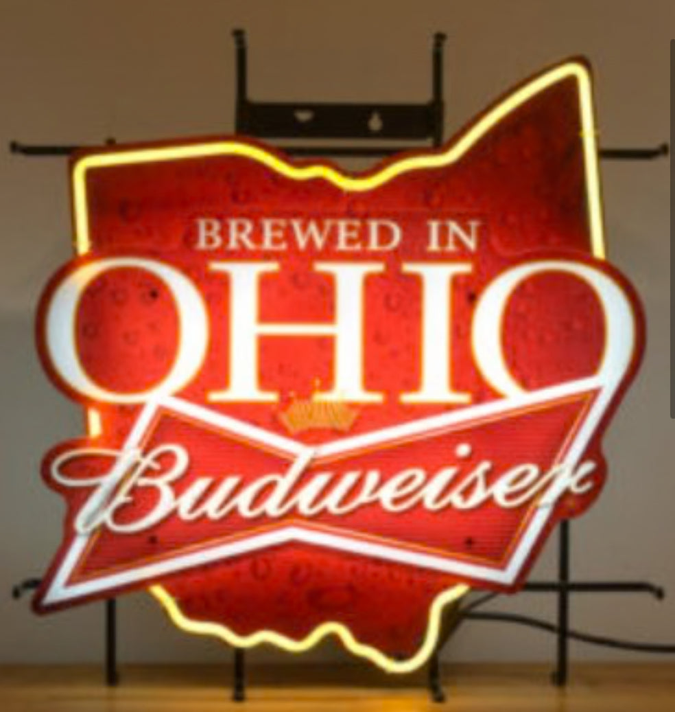 Ohio Yellow outline unit for Budweiser neon Neon Sign Replacement Tube